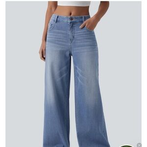 Stylish Denim Wide-Leg Jeans for Women